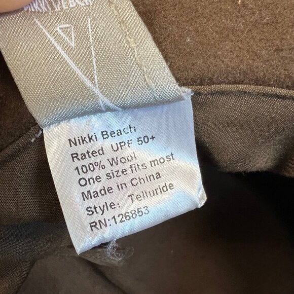 Nikki Beach Women’s Telluride Felt Western Fashion Cowboy Hat Brown - Picture 5 of 6